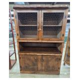 Rustic wood hutch 49*16*73 tall