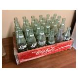 Coke crate and bottles