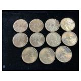 11- 2000 Sacagawea dollars