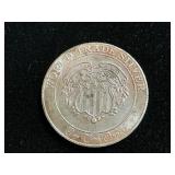1 Troy ounce World trade silver coin