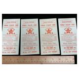 4 All Star Mills Albemarle corn tags