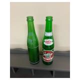 2 vintage Sun-Drop bottles concord