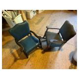 2 vintage children rockers need work