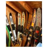 Lot of water skis