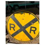 Railroad Metal Sign
