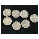 7 silver dimes