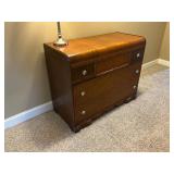 Antique waterfall dresser upstairs