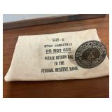 Geodetic marker and bag from ALBEMARLE