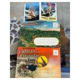 Vintage travel brochures