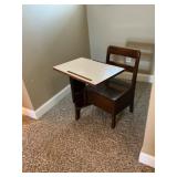 Antique school desk