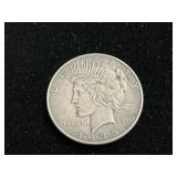 1935 Peace silver dollar