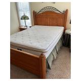 Queen bed Sumter cabinet