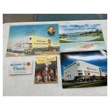 Vintage travel brochures