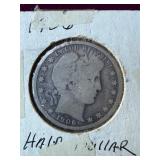 1906 barber silver half dollar