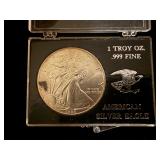 1986 American eagle silver dollar 999 1oz