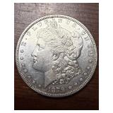 1879 Morgan US silver dollar