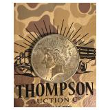 1922 silver US Peace dollar