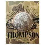 1 Troy oz 999 silver buffalo round