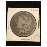 1882 morgan silver dollar
