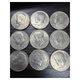 9. Bicentennial Kennedy half dollars