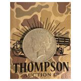 1922 silver US Peace dollar