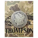 1898 S Morgan US silver dollar coin