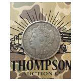 1921 D Morgan US silver dollar coin