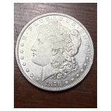 1879 Morgan US silver dollar