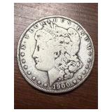 1900 Morgan US silver dollar