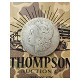 1883 O Morgan US silver dollar coin