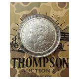 1884 Morgan US silver dollar coin