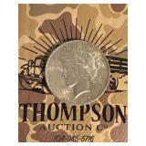 1923 silver US Peace dollar