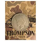 1923 silver US Peace dollar