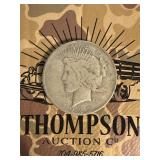 1923 silver US Peace dollar