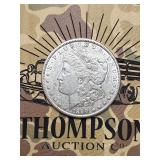 1890 Morgan US silver dollar