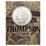 1882 O Morgan US silver dollar