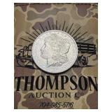 1888 Morgan US silver dollar