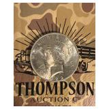 1922 silver US Peace dollar