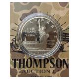 1986 s Ellis island silver dollar