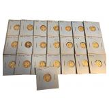 22 silver mercury dimes