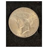 1923 silver Peace dollar