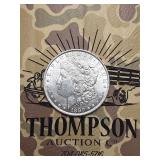 1880 O Morgan US silver dollar