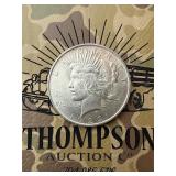 1923 US peace silver dollar