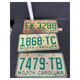 3 1971 NC tags