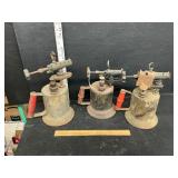 3 vintage torches