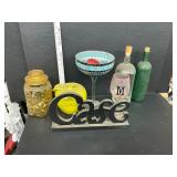 Miscellaneous glassware