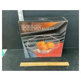 Silver plated basket
