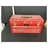 Blue point toolbox with contents