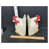 Chicken book ends