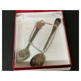 Spoons and sterling silver bracelet